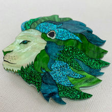 Load image into Gallery viewer, Jungle Cecil the Lion brooch
