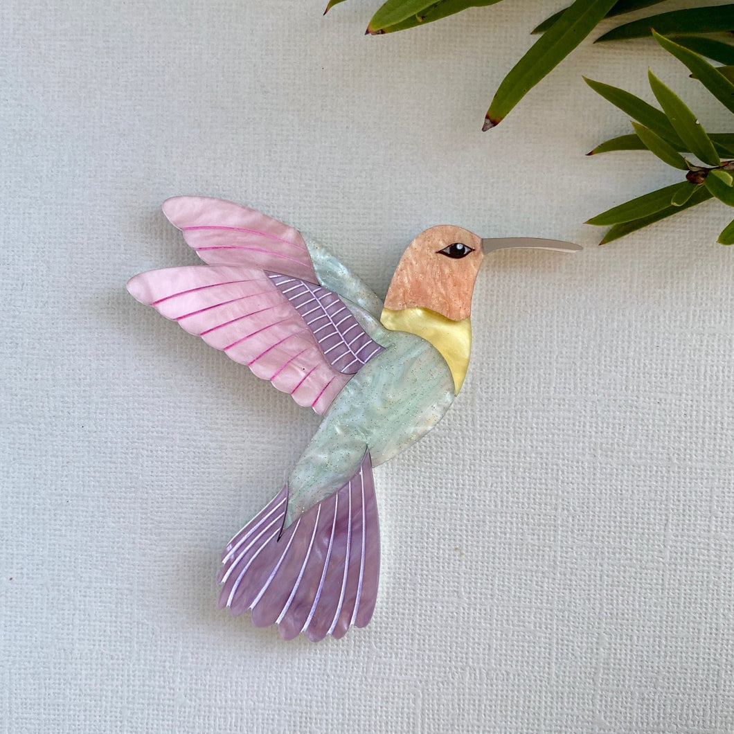 Hermione the Hummingbird brooch