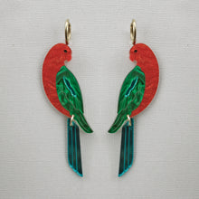 Load image into Gallery viewer, King Parrot Statement Earrings
