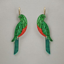 Load image into Gallery viewer, King Parrot Statement Earrings
